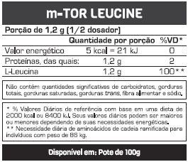 M-TOR LEUCINE (100G) - MAX TITANIUM