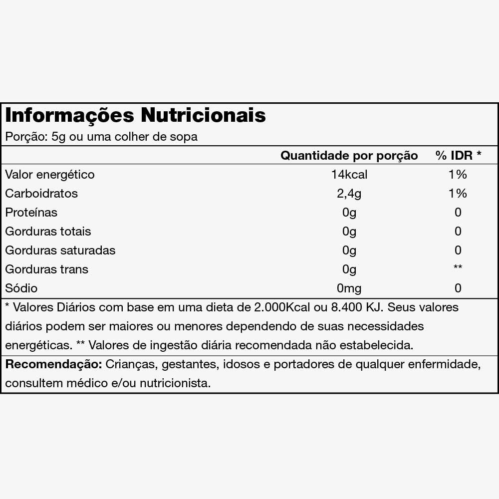 TABELA NUTRICIONAL TEMPERO MRS TASTE PARMESÃO