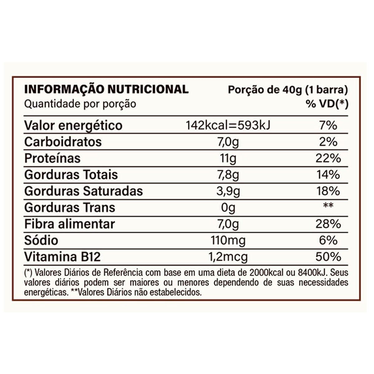 BARRA DE PROTEÍNA VEGANA - YOU VEGAN PROTEIN BAR (C/10 40G) - NUTRATA