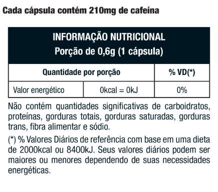 CAFFEINE PRE PUMP 200MG (120 CAPS) - NUTRATA