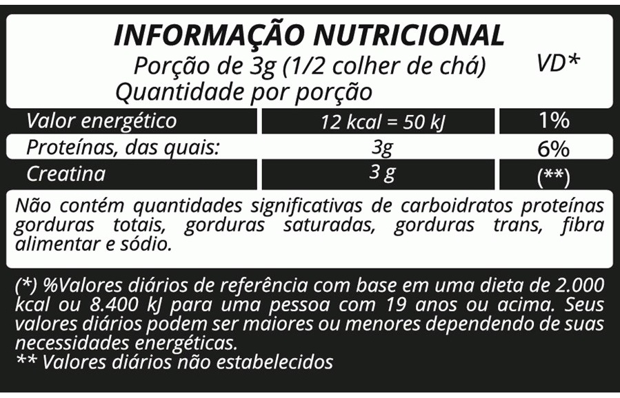 CREATINA MONOHIDRATADA (200G) - NUTRY POWER