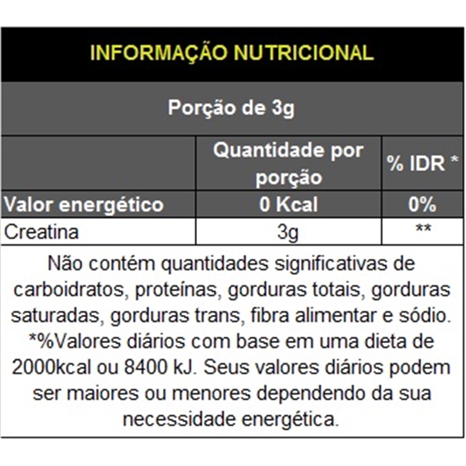 CREATINA PURA - PROBIÓTICA LINHA PRO