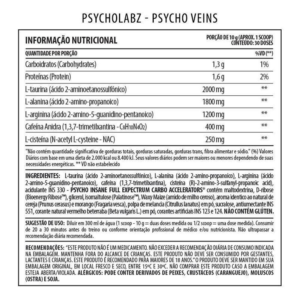 PSYCHO VEINS (150G) - PSYCHOLABZ