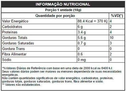 TABEA NUTRICIONAL CAIXA PAÇOCA ZERO AÇÚCAR( 24 UNIDADES) - POWER 1ONE