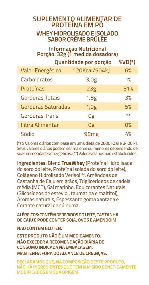 TRUE WHEY PROTEIN HIDROLISADO E ISOLADO (837G) - TRUE SOURCE