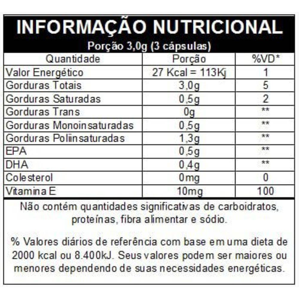 ÔMEGA 3 EPA DHA (60 CAPS) - VITAFOR